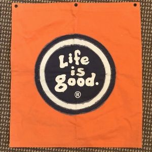 “Life is Good”Wall Cotton Canvas Wall Hanging